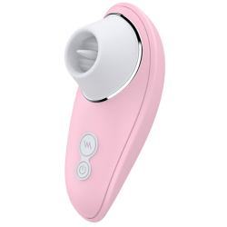 Vibromasseur rose à langue vibrante pour cunnilingus
