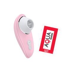 Vibromasseur rose à langue vibrante pour cunnilingus
