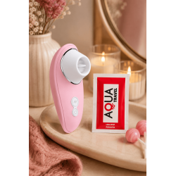 Vibromasseur rose à langue vibrante pour cunnilingus