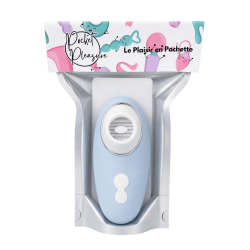 Vibromasseur bleu à langue vibrante pour cunnilingus