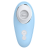 Vibromasseur bleu à langue vibrante pour cunnilingus