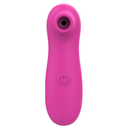 Stimulateur de clitoris par vibrations sur membrane rechargeable USB rose 10 Vitesses De Voyage