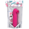Stimulateur de clitoris par vibrations sur membrane rechargeable USB rose 10 Vitesses De Voyage