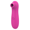 Stimulateur de clitoris par vibrations sur membrane rechargeable USB rose 10 Vitesses De Voyage