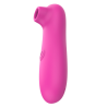 Stimulateur de clitoris par vibrations sur membrane rechargeable USB rose 10 Vitesses De Voyage
