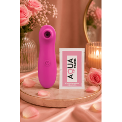 Stimulateur de clitoris par vibrations sur membrane rechargeable USB rose 10 Vitesses De Voyage