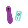 Vibromasseur par vibrations sur membrane rechargeable USB violet 10 vitesses de voyage