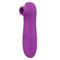 Vibromasseur par vibrations sur membrane rechargeable USB violet 10 vitesses de voyage