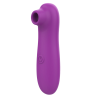 Vibromasseur par vibrations sur membrane rechargeable USB violet 10 vitesses de voyage