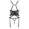 Corset porte-jarretelles et string assorti - Cottelli