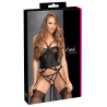 Corset porte-jarretelles et string assorti - Cottelli