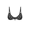 Aurorium demi-soutien-gorge noir