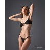 Aurorium demi-soutien-gorge noir