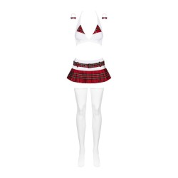 Schooly Costume - Rouge et Blanc