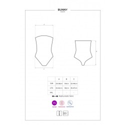 Bunny Costume 4 pcs - Noir