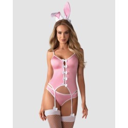 Bunny suit Costume Lapin 4 pcs rose 