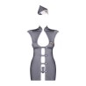 Stewardess Costume 3 pcs - Gris