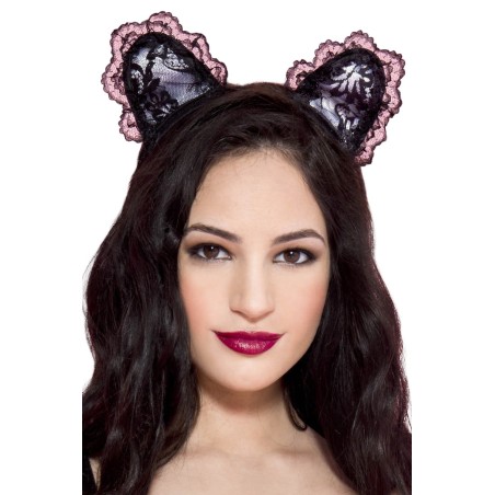 Petite oreilles de chatte en dentelle 
