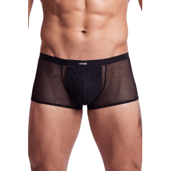 Boxer noir semi opaque