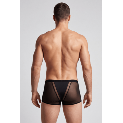 Boxer noir semi opaque