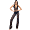 Combinaison sexy en dentelle transparente avec armatures Mapalé 
