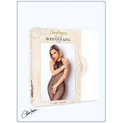 Bodystocking en dentelle et résille noire - Le Numéro 17 - Collection Bodystocking 