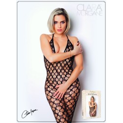 Bodystocking  en résille avec maille  large - Le Numéro 11 - Collection Bodystocking 