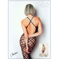 Bodystocking  en résille avec maille  large - Le Numéro 11 - Collection Bodystocking 