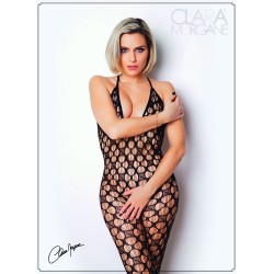 Bodystocking  en résille avec maille  large - Le Numéro 11 - Collection Bodystocking 