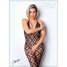 Bodystocking  en résille avec maille  large - Le Numéro 11 - Collection Bodystocking 
