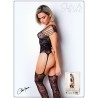 Bodystocking imprimé florale - Le Numéro 10 - Collection Bodystocking 