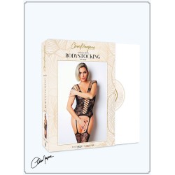 Bodystocking imprimé florale - Le Numéro 10 - Collection Bodystocking 