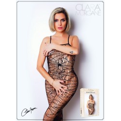 Combinaison en résille aspect toile araignée -  Le Numéro 7 - Collection Bodystocking 