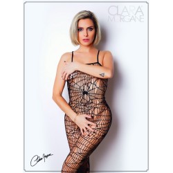 Combinaison en résille aspect toile araignée -  Le Numéro 7 - Collection Bodystocking 