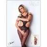 Body noir avec ouverture sexy - Le Numéro 3 - Collection Bodystocking 