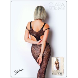 Body noir avec ouverture sexy - Le Numéro 3 - Collection Bodystocking 