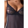 Nightly Blue nuisette et string - Bleu
