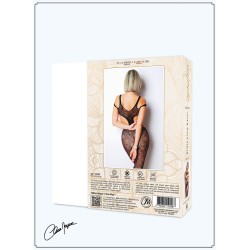 Body noir avec ouverture sexy - Le Numéro 3 - Collection Bodystocking 