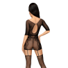 Bodystocking fantaisie noir High stakes 
