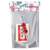 Chapelet Anal en Verre Transparent  1 dosette de lubrifiant — Pocket Pleasure