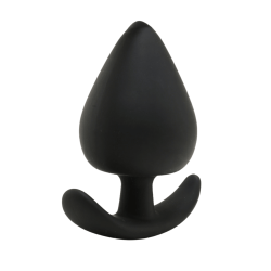 Plug Anal Silicone Noir XS Pocket Pleasure  1 dosette de lubrifiant