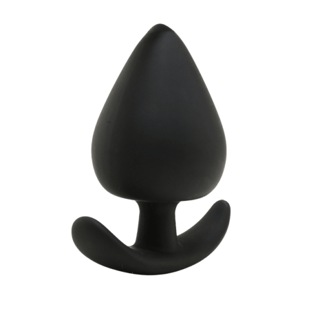 Plug Anal Silicone Noir XS Pocket Pleasure  1 dosette de lubrifiant