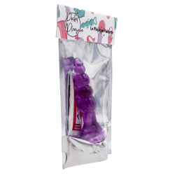 Plug Anal Ventouse Boules Jelly 11 cm Pocket Pleasure 1 dosette lubrifiant