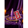 Plug anal violet souple base évasée Pocket Pleasure  1 dosette de lubrifiant