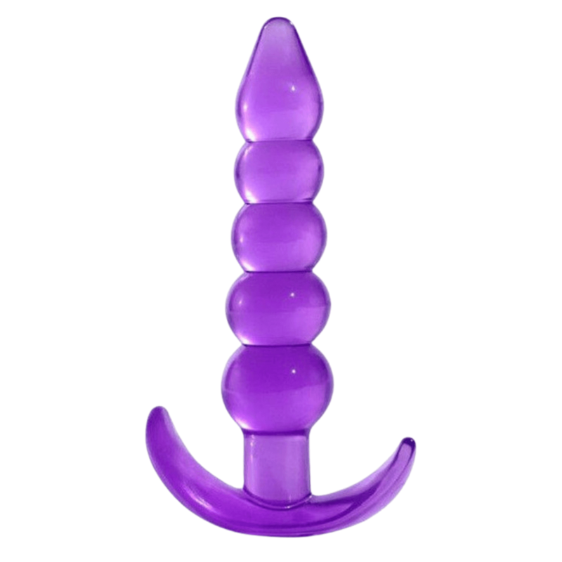 Plug Anal Jelly 5 Boules Pocket Pleasure  1 dosette lubrifiant