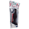 Plug Anal Noir en Silicone L avec Ventouse Taille L 12,7 cm Pocket Pleasure  1 dosette de lubrifiant