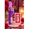 Vibromasseur Rabbit Violet Rotation  Vibration 36 Modes  1 dosette de lubrifiant — Pocket Pleasure
