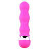Mini Vibromasseur rose ondulés Pocket Pleasure  1 dosette de lubrifiant
