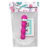 Mini Vibromasseur rose ondulés Pocket Pleasure  1 dosette de lubrifiant