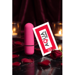 Mini Vibromasseur Bullet Rose  1 dosette lubrifiant — Pocket Pleasure